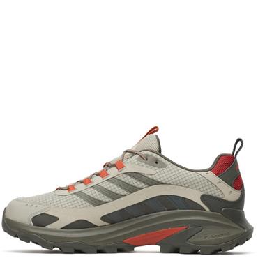 MERRELL MENS WATERPROOF LACE TRAINER - AMBER